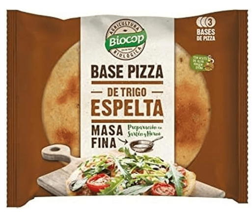 Bases de pizzas Masa fina Espelta