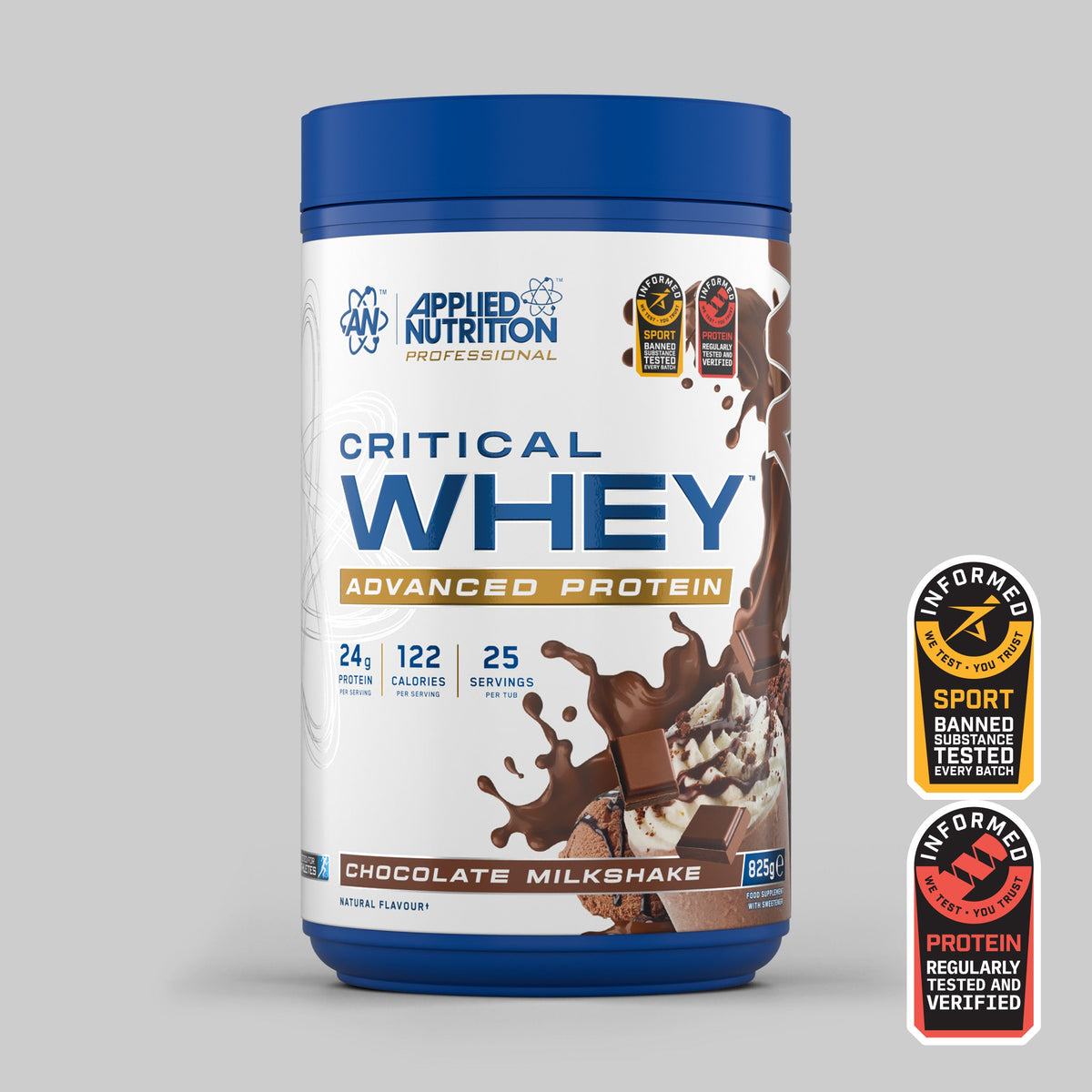 Critical Whey Protein 825g Chocolate milkshake
