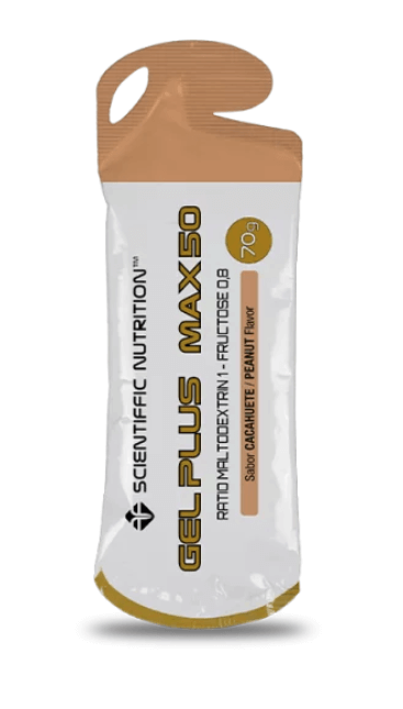 Gel Plus Max 50 - gel energético con carbohidratos y electrolitos para resistencia deportiva