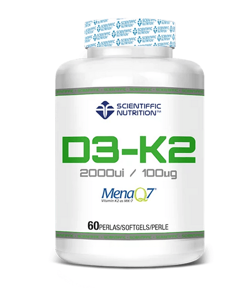 Vitamina D3 + K2 en cápsulas - salud ósea y cardiovascular