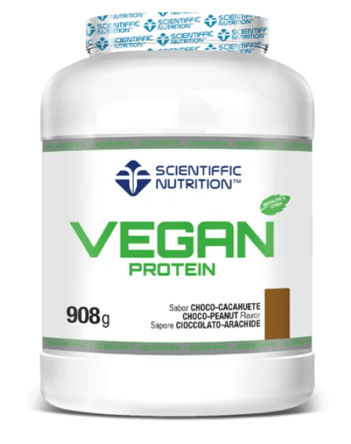 Proteína vegana 908g de Scientiffic - mezcla de guisante y arroz para músculo