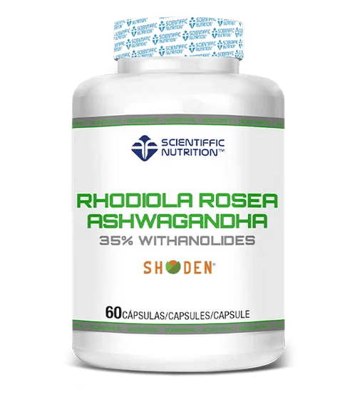 Rhodiola + Ashwagandha - adaptógenos para estrés y energía mental