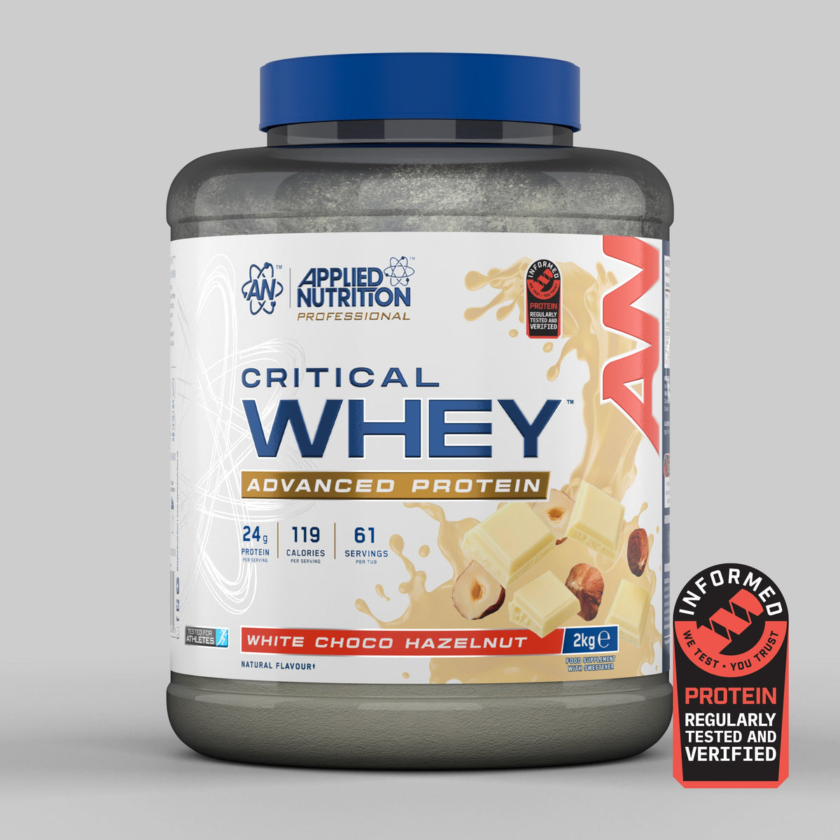 Critical Whey Protein 2kg Chocolate blanco y avellana