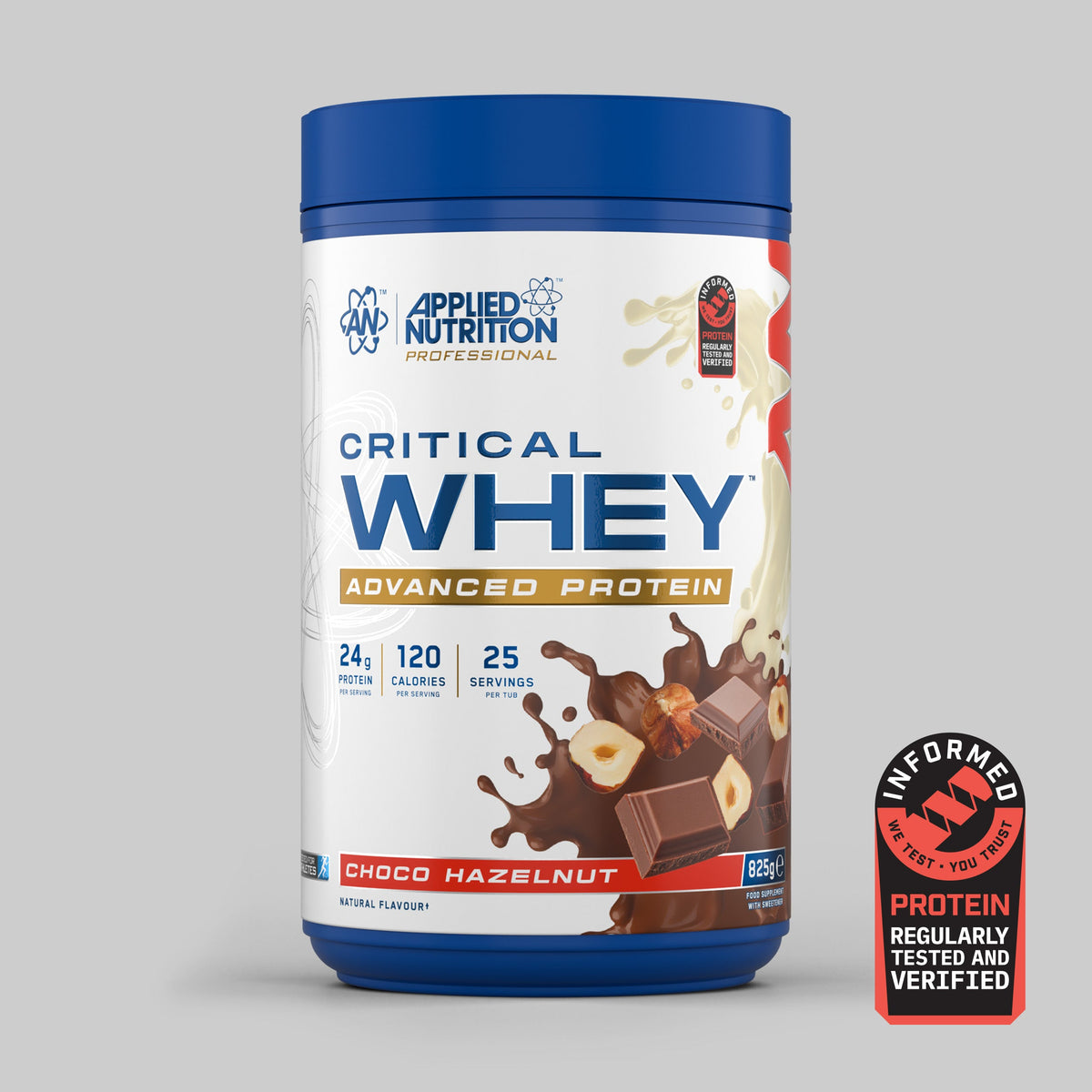 Critical Whey Protein 825g Chocolate y avellana