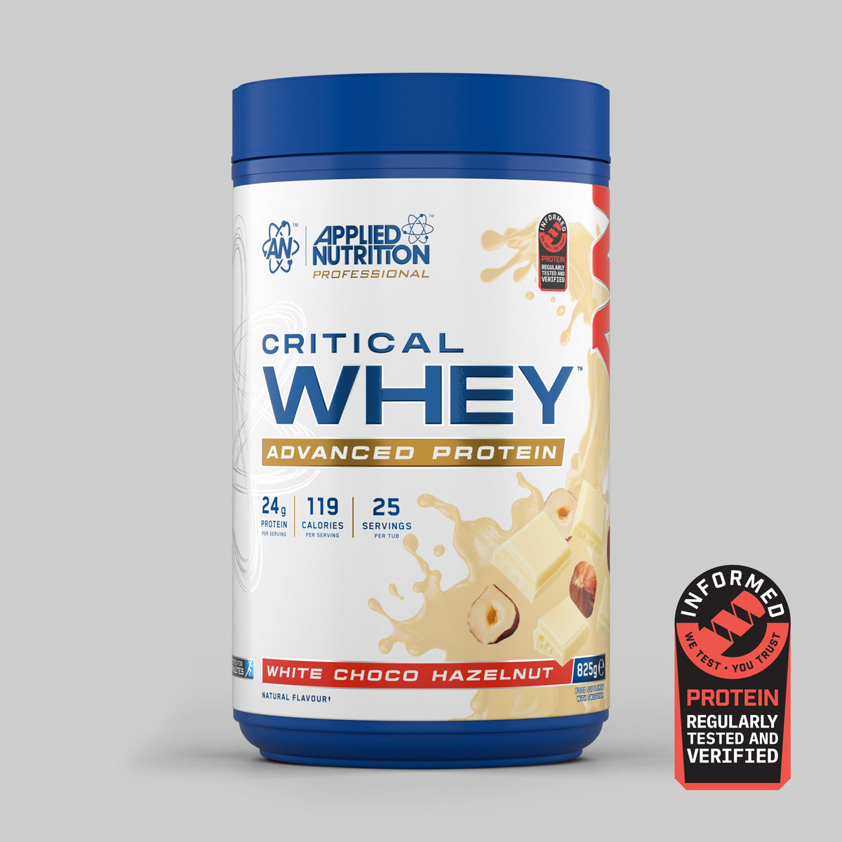 Critical Whey Protein 825g Chocolate blanco y avellana