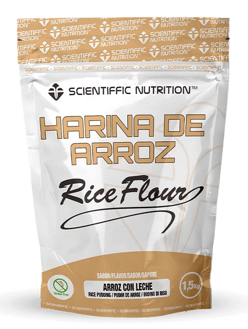 Harina de arroz 100% natural - sin gluten para repostería fitness